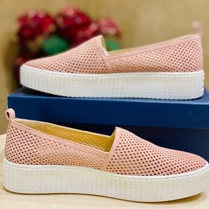 Splendid Bennett Platform Sneaker Preforated Suede